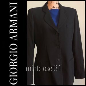 Giorgio Armani Italy Virgin Wool Blazer